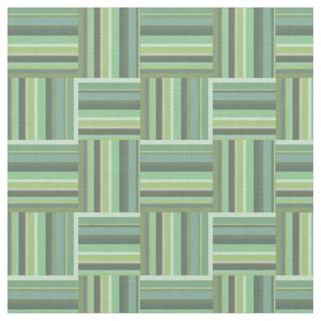 Olive green stripes weave pattern fabric (Close Up)