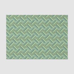Olive green stripes weave tissue paper