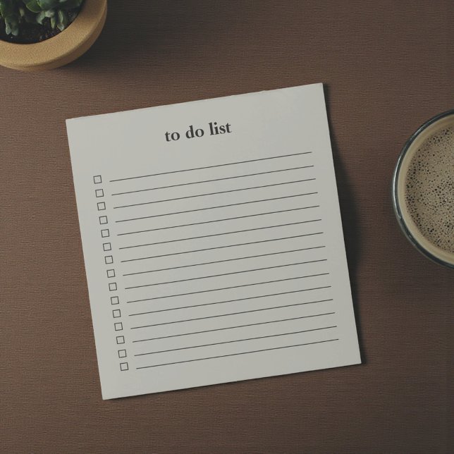Olive Green To Do List Minimalist Teacher Simple Notepad (Olive Green To Do List Minimalist Teacher Simple Notepad)