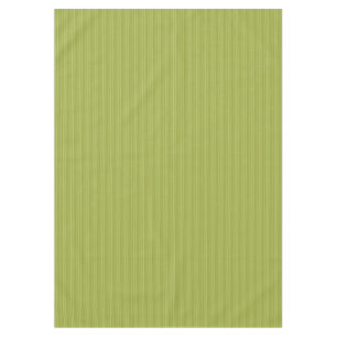Olive Green Vertical Stripes Pattern Tablecloth