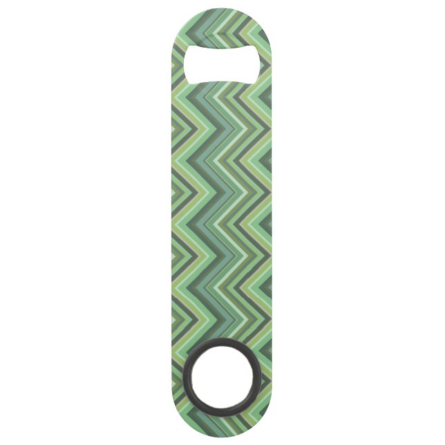 Olive green zigzag stripes (Front)