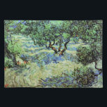 Olive Grove by Vincent van Gogh Placemat<br><div class="desc">Olive Grove by Vincent van Gogh is a vintage fine art post impressionism nature painting. Van Gogh painted over a dozen landscapes of olive trees while living in the south of France. An orchard filled with fruit trees on a farm in the summer season. About the artist: Vincent Willem van...</div>