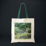 Olive Grove by Vincent van Gogh Tote Bag<br><div class="desc">Olive Grove by Vincent van Gogh is a vintage fine art post impressionism nature painting. Van Gogh painted over a dozen landscapes of olive trees while living in the south of France. An orchard filled with fruit trees on a farm in the summer season. About the artist: Vincent Willem van...</div>