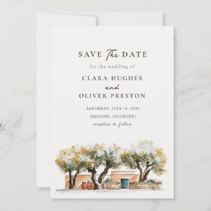 Olive Grove Farmstead North African Wedding Save The Date