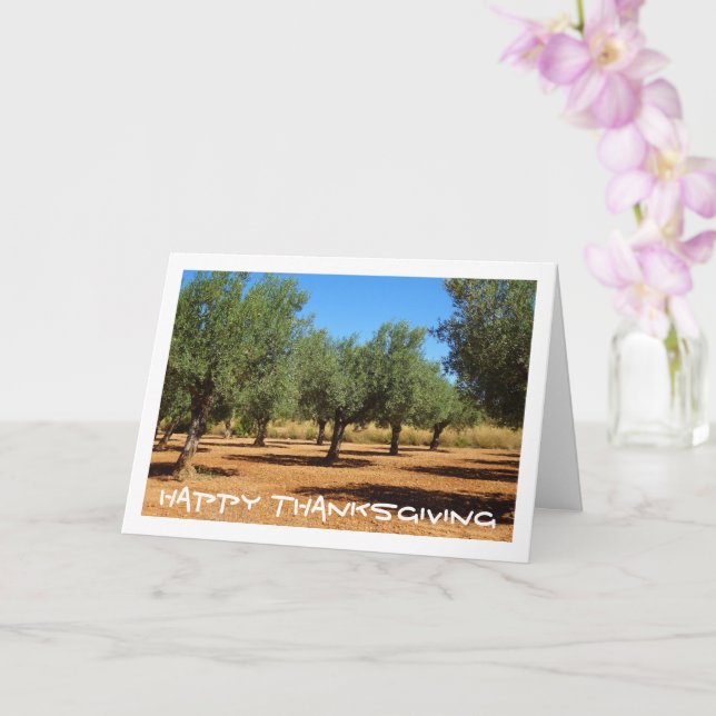 Olive Grove Landscape Card (Orchid)