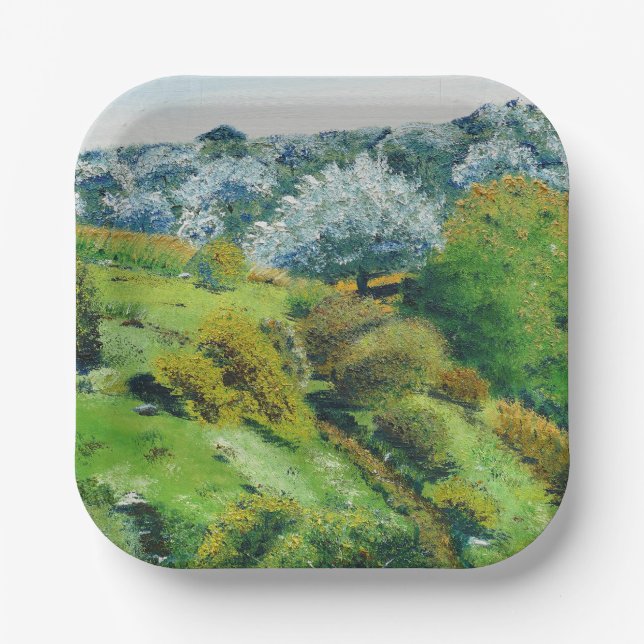 Olive Grove Paper Plate (Front)