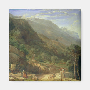 Olive Groves at Varenna, Lake Como, Italy, 1861 (o Magnet