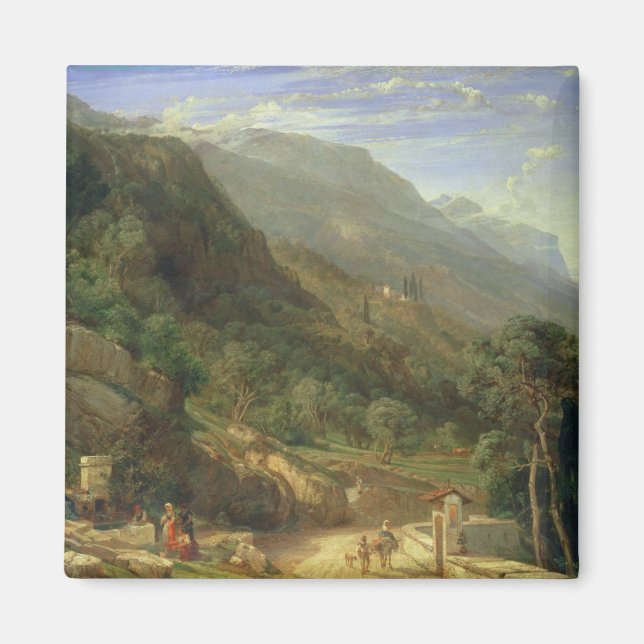 Olive Groves at Varenna, Lake Como, Italy, 1861 (o Magnet (Front)
