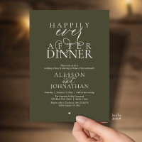Olive Happily Ever After Dinner Modern Wedding