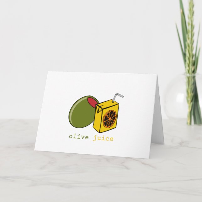 Olive Juice Holiday Card (Front)