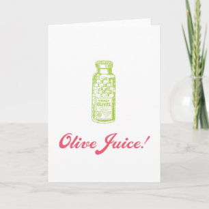 Olive Juice Valentine's Day Card