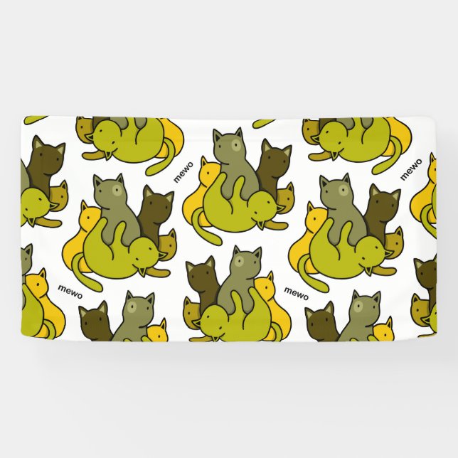 Olive kittens banner (Horizontal)