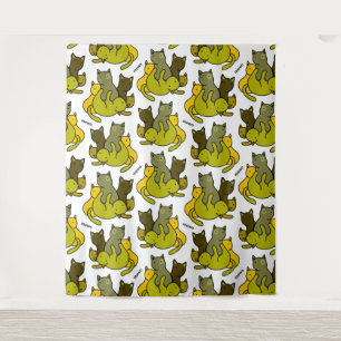 Olive kittens tapestry