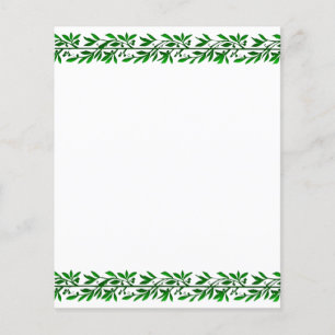 Olive Leaves Flyer Template