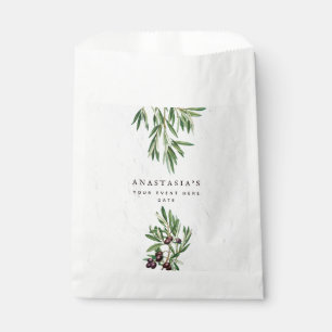 Olive Leaves Mediterranean Greek Island Favour Bags