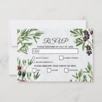 Olive Leaves Mediterranean Greek Island Wedding  