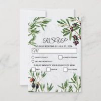 Olive Leaves Mediterranean Greek Island Wedding 