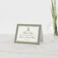 Olive Martini Old Money Striped Thank You 