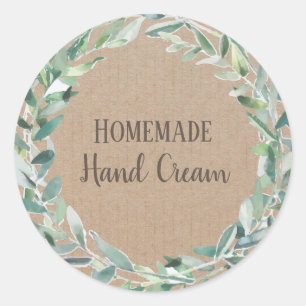 Olive Oil Bottle Rustic Vintage Wreath Craft Label