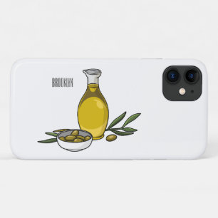 Olive oil cartoon illustration  Case-Mate iPhone case