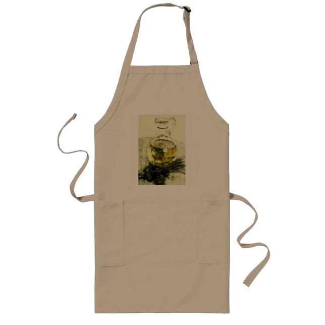 olive oil design apron (Front)