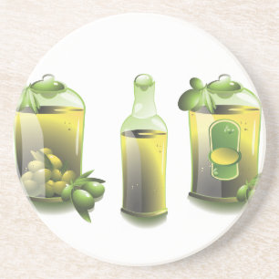 Olive Oil EVOO For Chefs Coaster