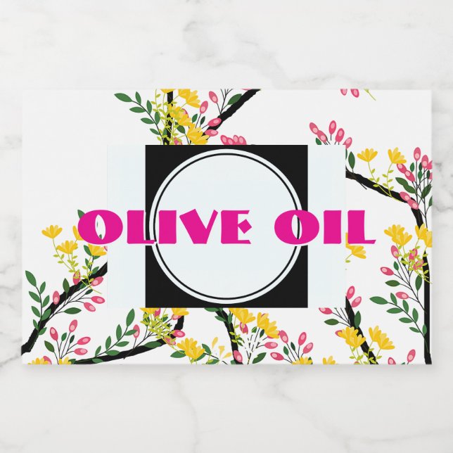 Olive Oil Food Label (Single Label)