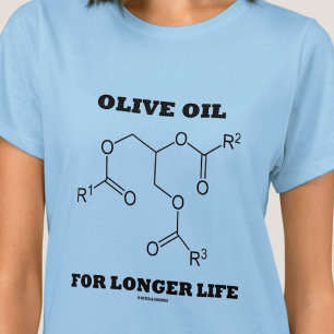 Olive Oil For Longer Life (Molecule) T-Shirt