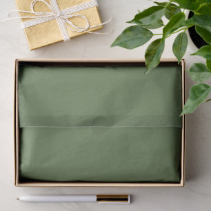 Olive Patina Green Pop Of Colour Tissue Paper
