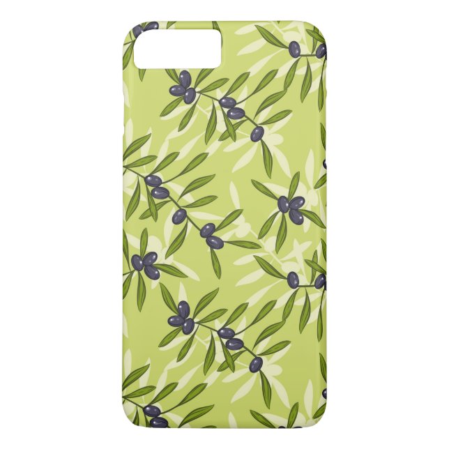Olive Pattern Case-Mate iPhone Case (Back)