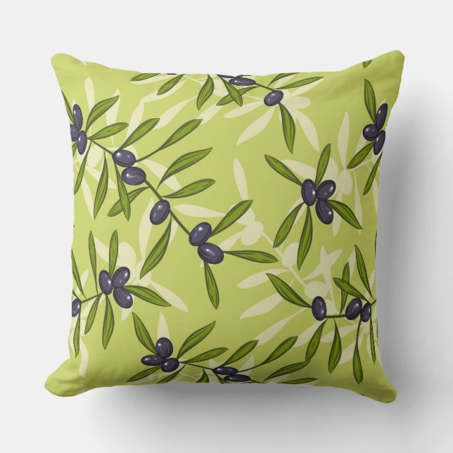 Olive Pattern Cushion (Front)
