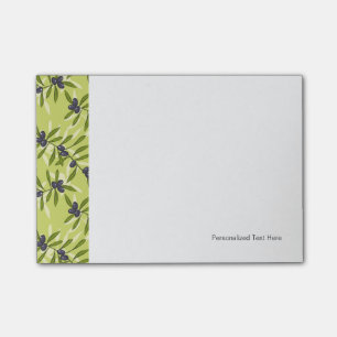Olive Pattern Post-it Notes