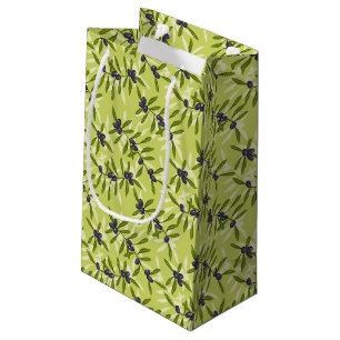 Olive Pattern Small Gift Bag