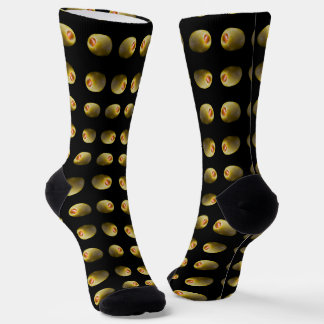 Olive Pattern Socks