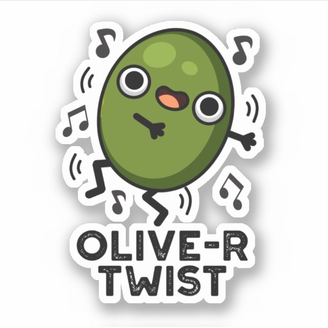Olive-r Twist Funny Fruit Olive Pun  (Front)