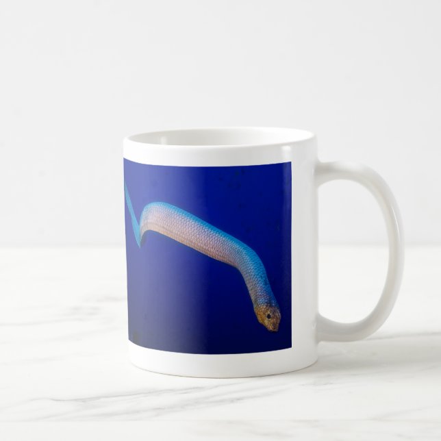 Olive Sea Snake in the Coral Sea Coffee Mug (Right)