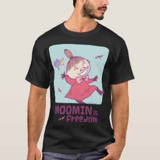 Olive Skiing Moominpappa Stuck In Snow Winter Game T-Shirt