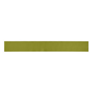 Olive Solid Colour Grosgrain Ribbon