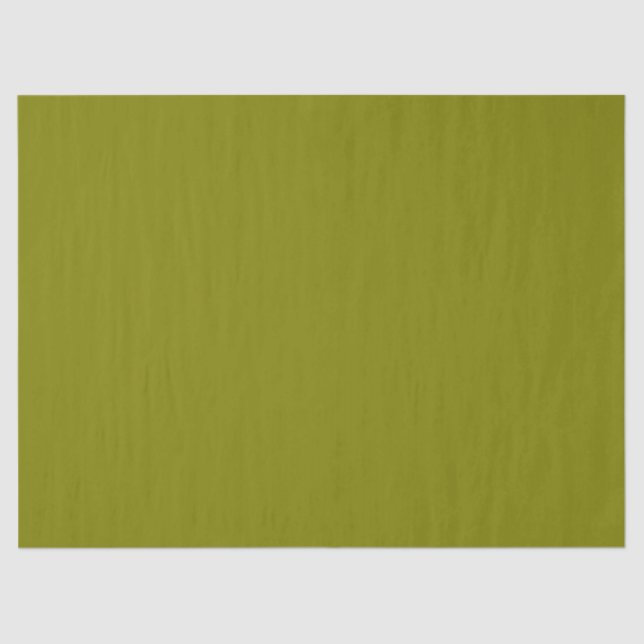 Olive Solid Colour Tissue Paper (Front)