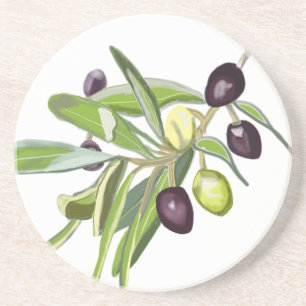 Olive Spray Coaster
