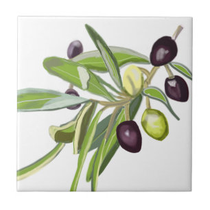 Olive Spray Tile