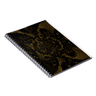 Olive Stained Glass Butterfly Notebook