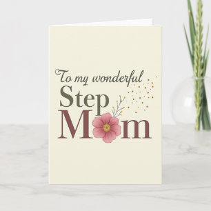 Olive Step Mum Gratitude Card