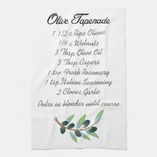 Olive Tapenade Tea Towel