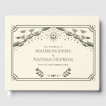 Olive Tarot Card Wedding Guest Book<br><div class="desc">Elegant and modern wedding design inspired by a tarot card. You can customise this further by clicking on the "PERSONALIZE" button. Matching Items in our shop for a complete party theme. For further questions please contact us at ThePaperieGarden@gmail.com.</div>