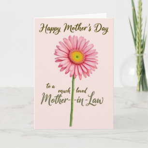Olive Text Mothers Day Card