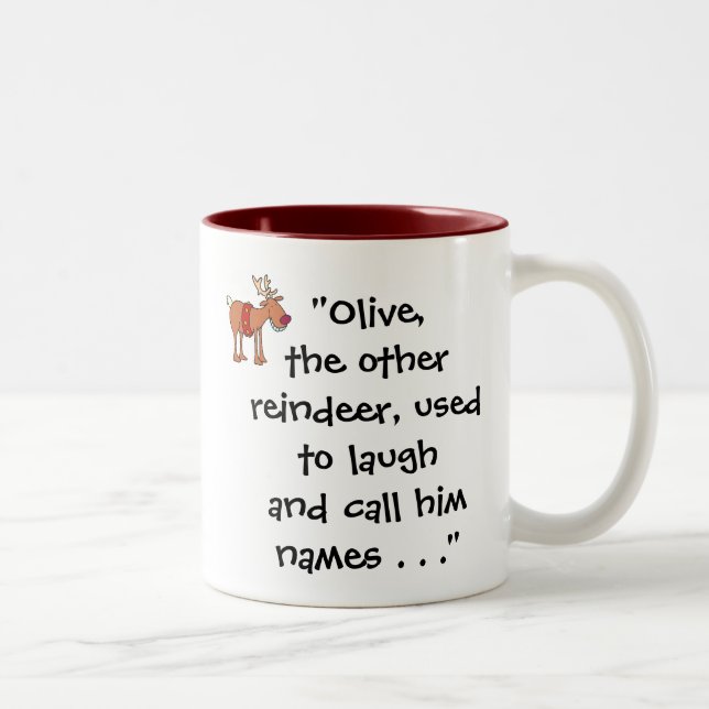 "Olive, the Other Reindeer" Mug (Right)