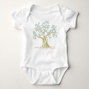 Olive tree baby bodysuit