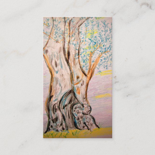 Olive Tree Business Card (Front)