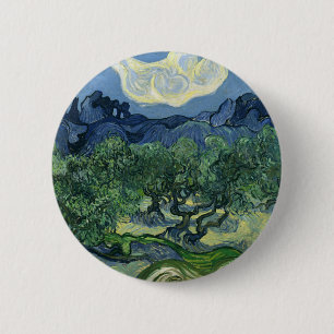Olive Trees by Van Gogh 6 Cm Round Badge